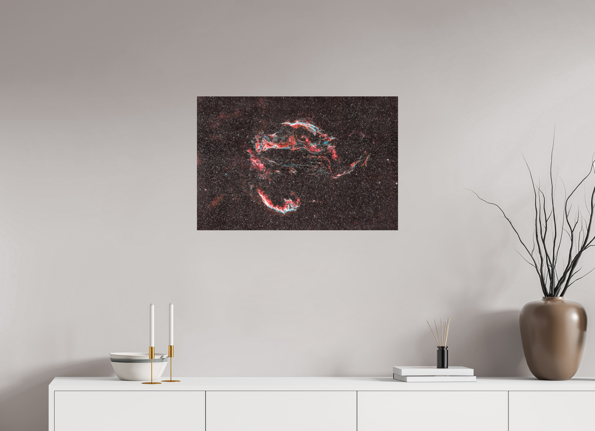 75 x 50 cm, Smooth Glossy The Veil Nebula