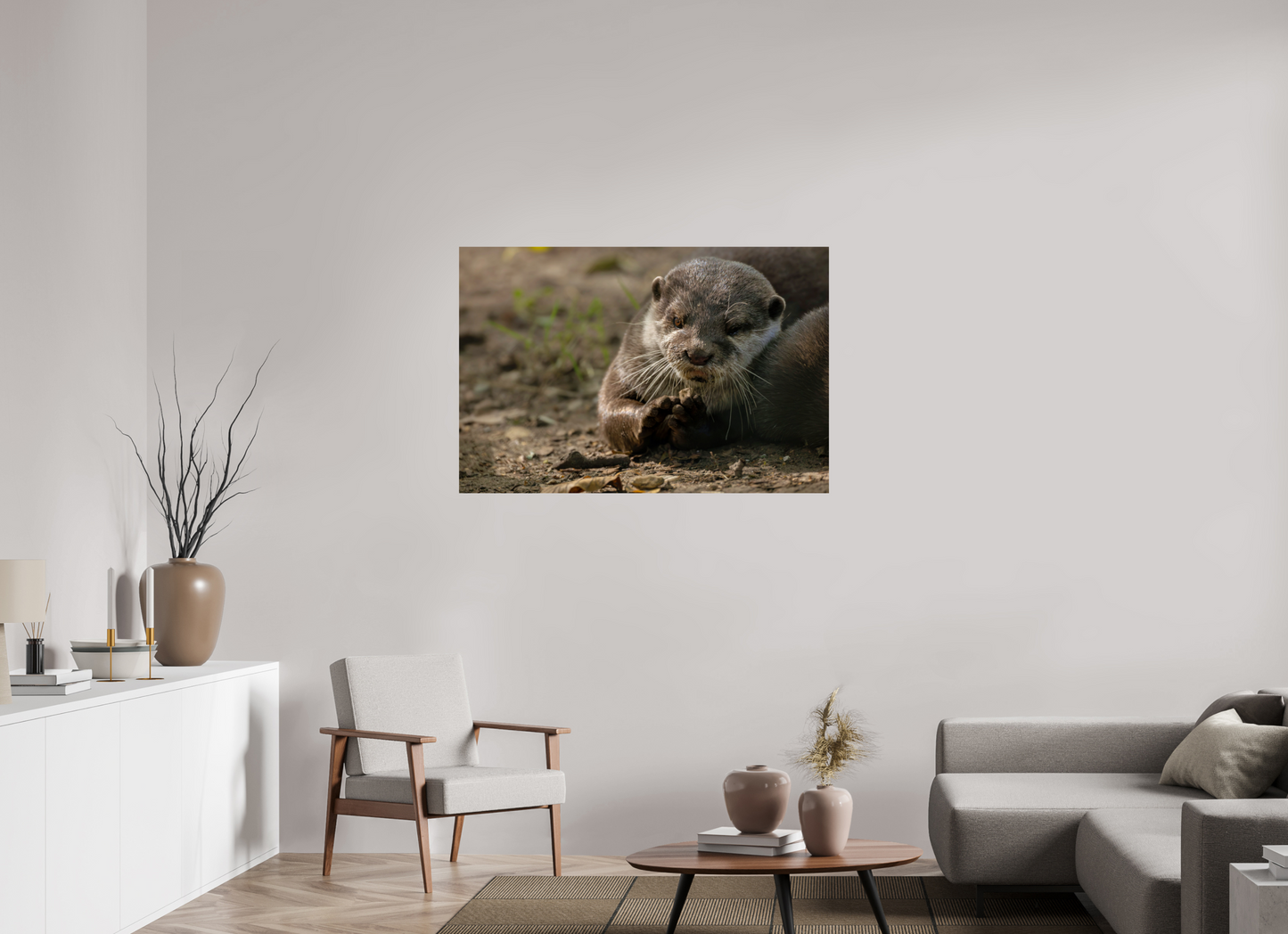120 x 80 cm, Smooth Glossy otter3