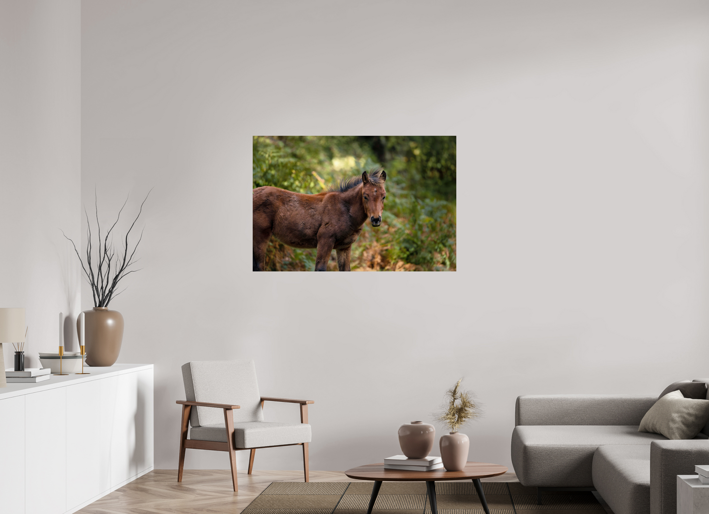 120 x 80 cm, Smooth Glossy horse