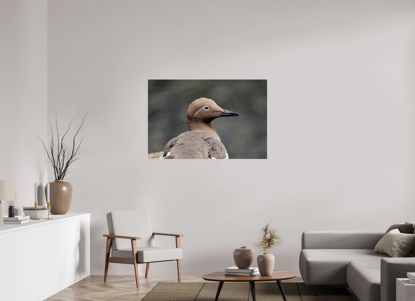 120 x 80 cm, Smooth Glossy Guillemot