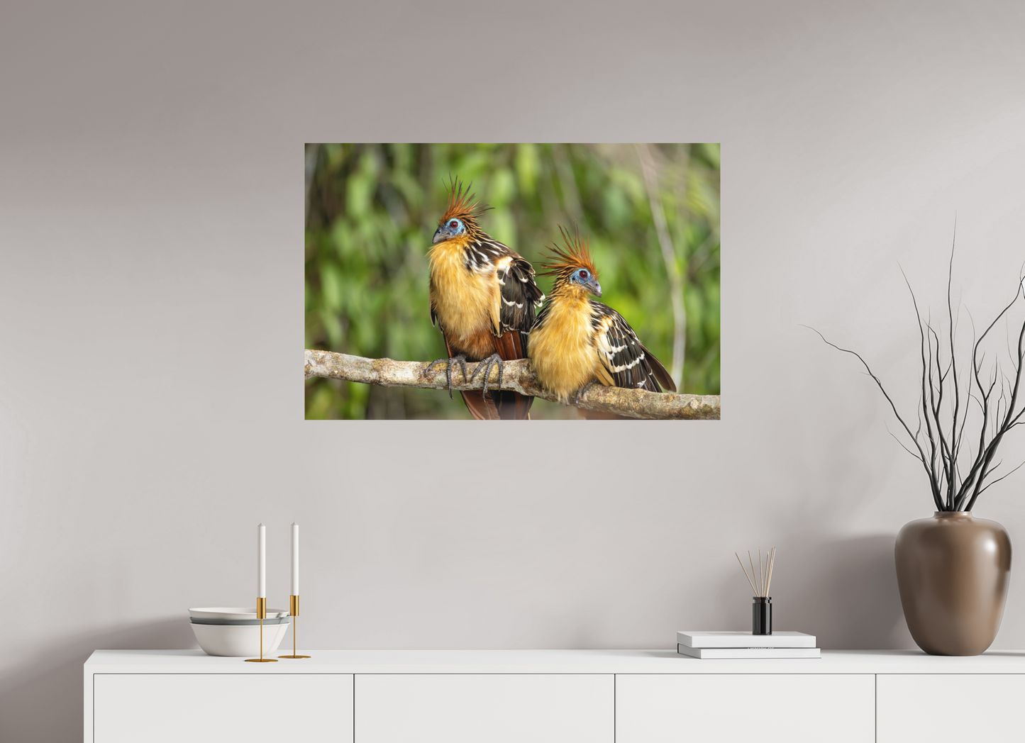 90 x 60 cm, Textured Matte Stinky Birds