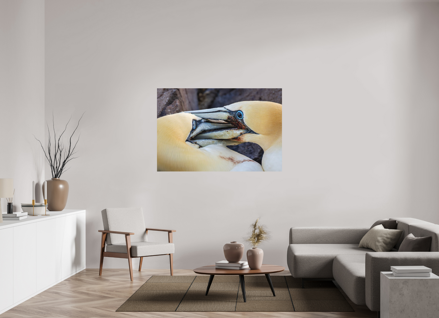 150 x 100 cm, Textured Matte Backed Against A Wall