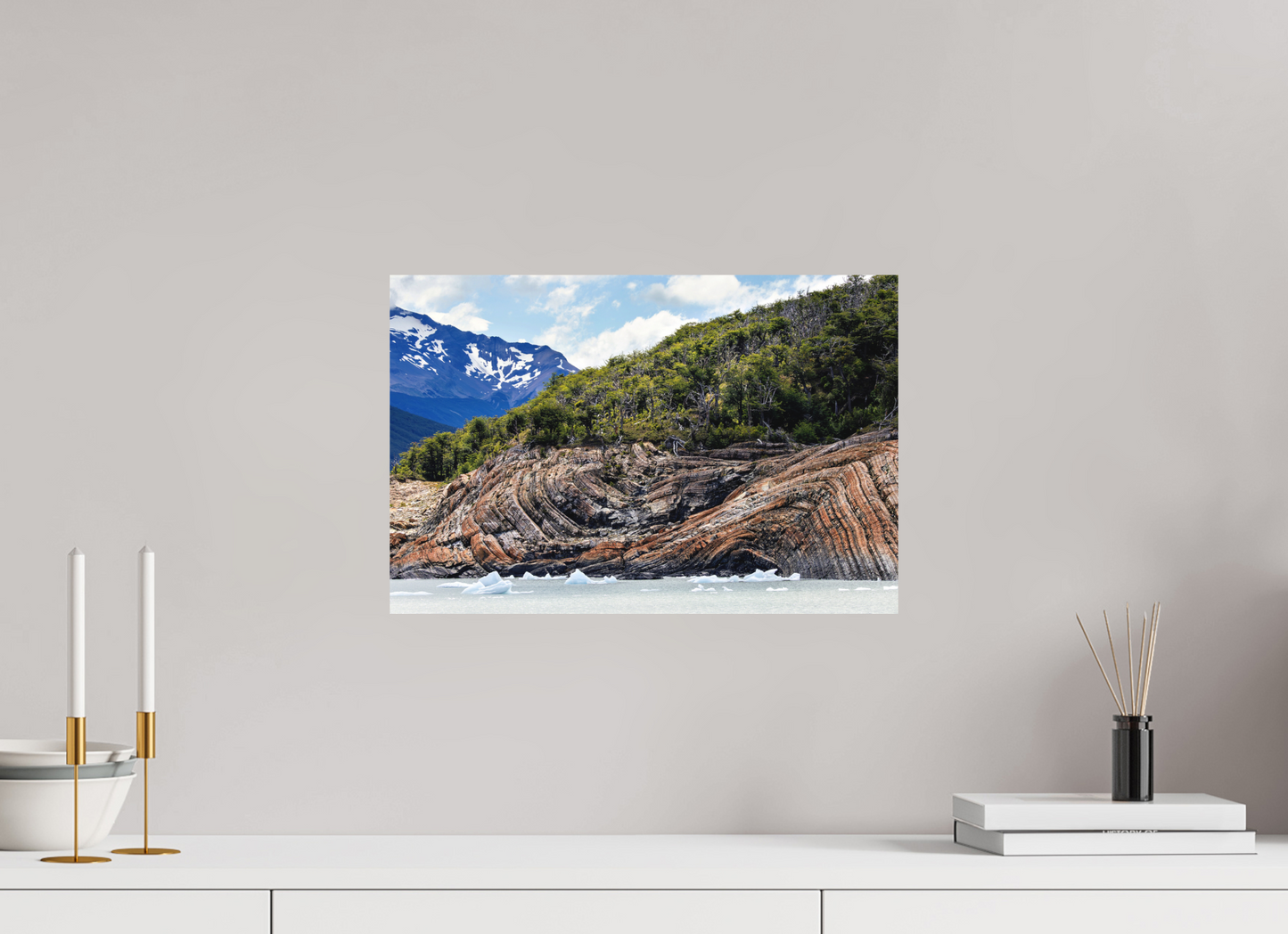 45 x 30 cm, Textured Matte Curvy Shore
