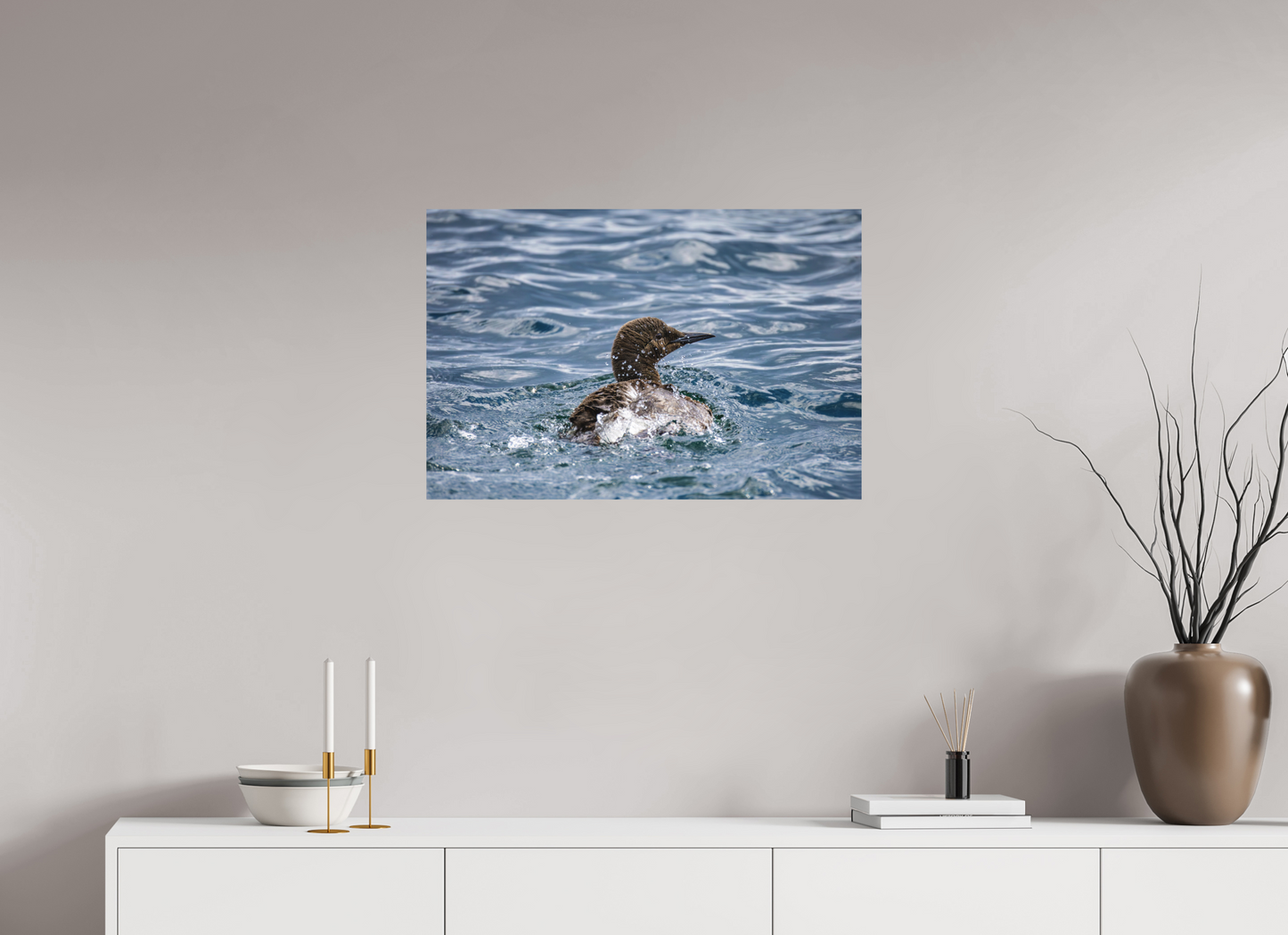 75 x 50 cm, Textured Matte guillemot2