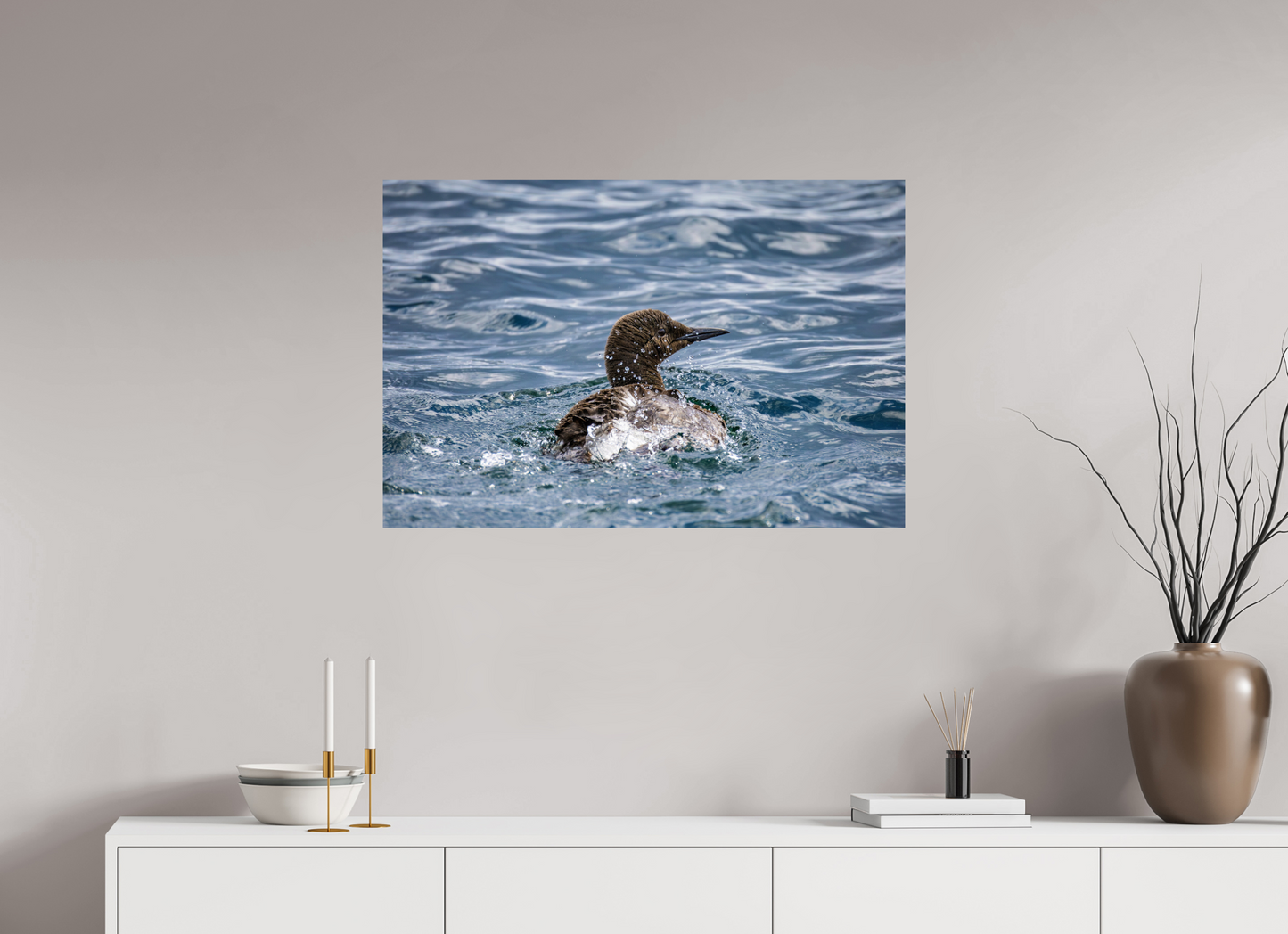 90 x 60 cm, Smooth Glossy guillemot2