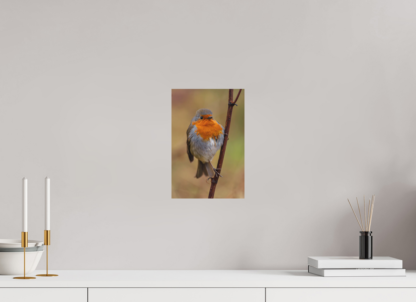 20 x 30 cm, Textured Matte Robin
