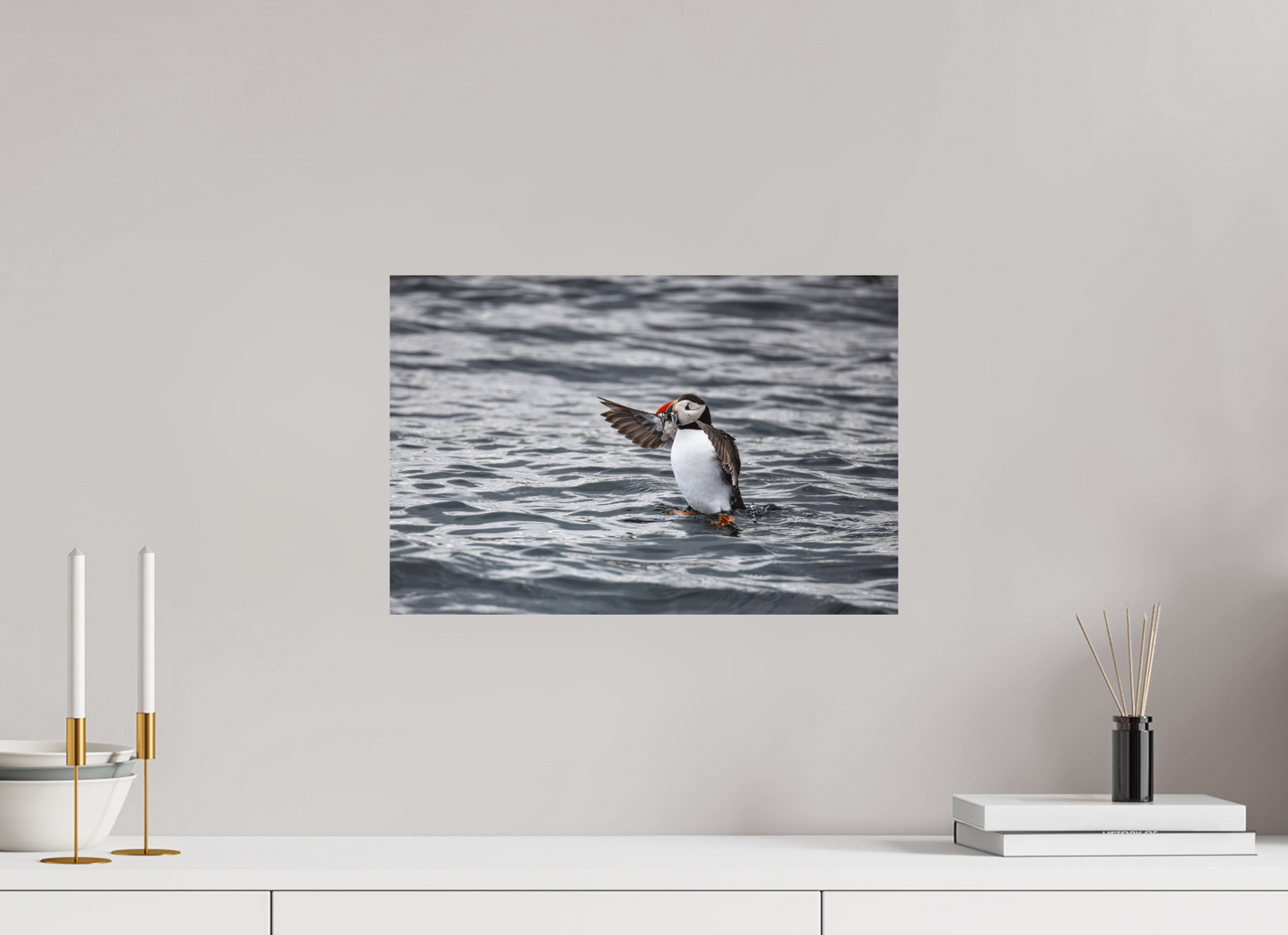 45 x 30 cm, Textured Matte Puffin3