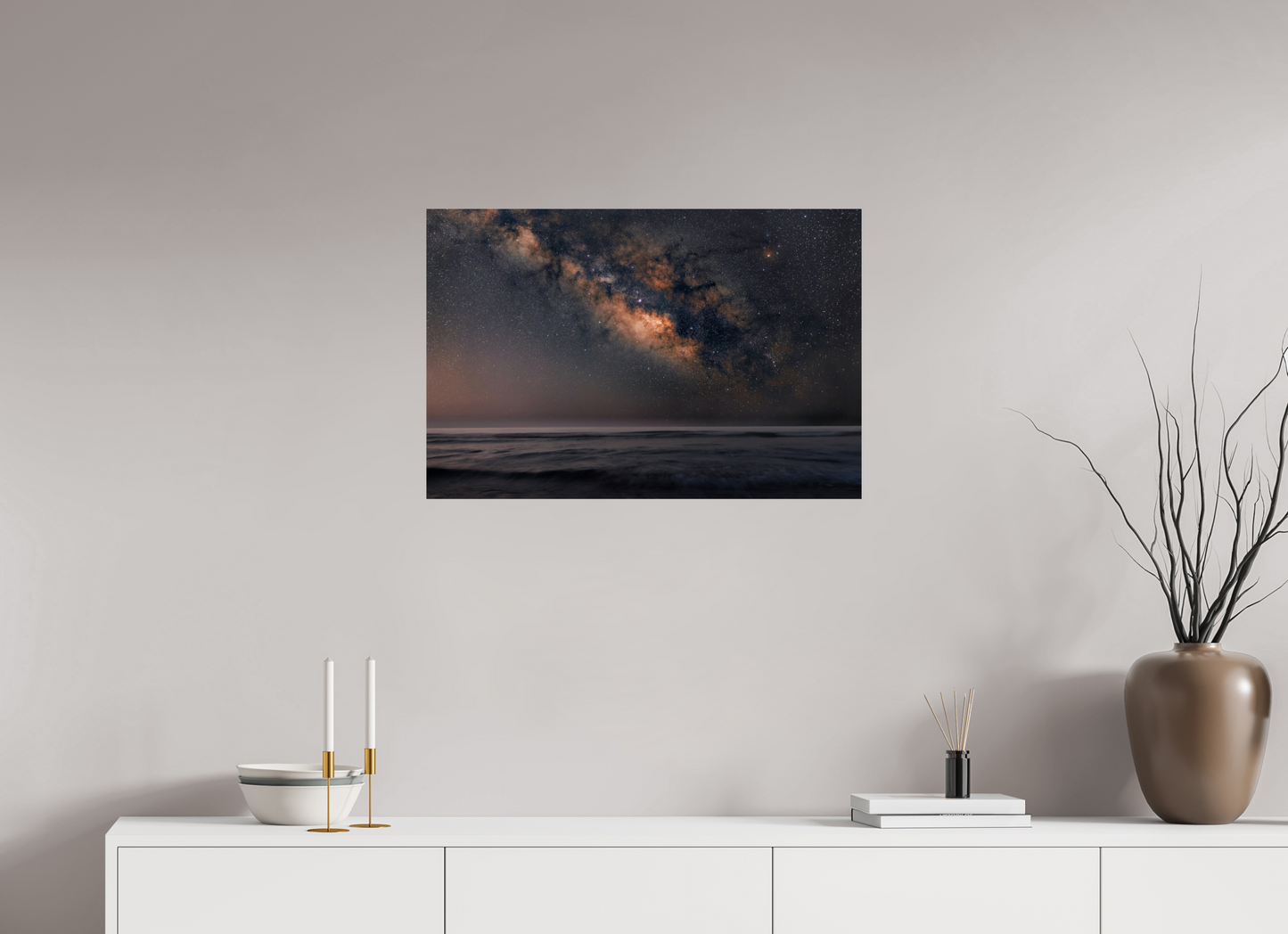 75 x 50 cm, Smooth Glossy The Rising Core