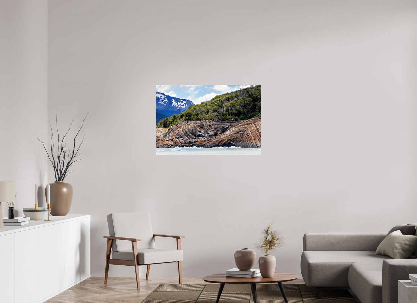 105 x 70 cm, Smooth Glossy Curvy Shore
