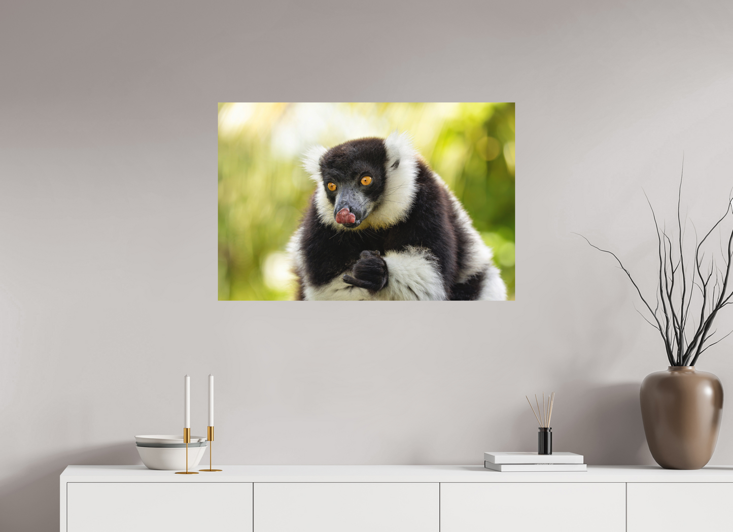 90 x 60 cm, Textured Matte lemur