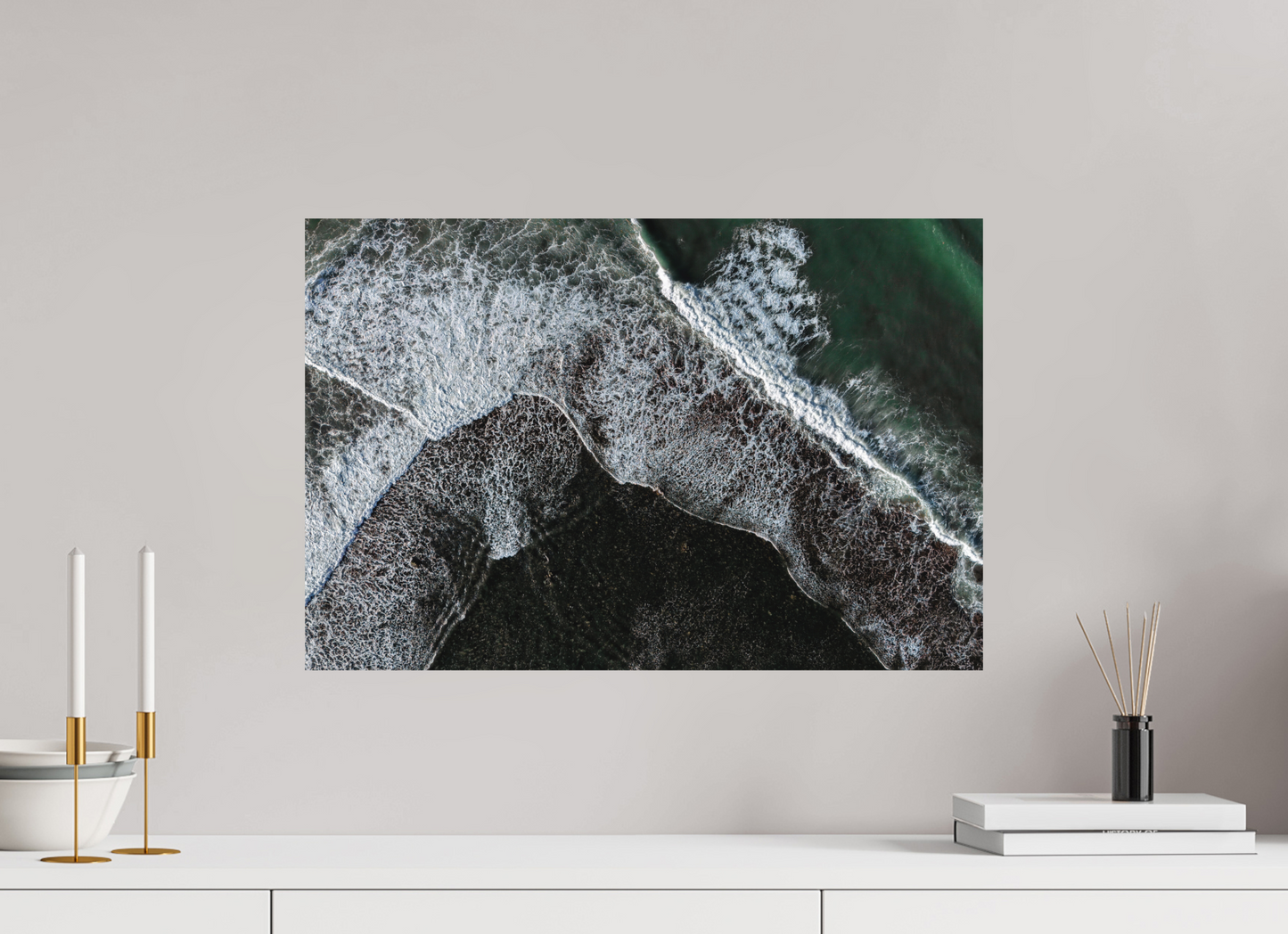 60 x 40 cm, Textured Matte Swash