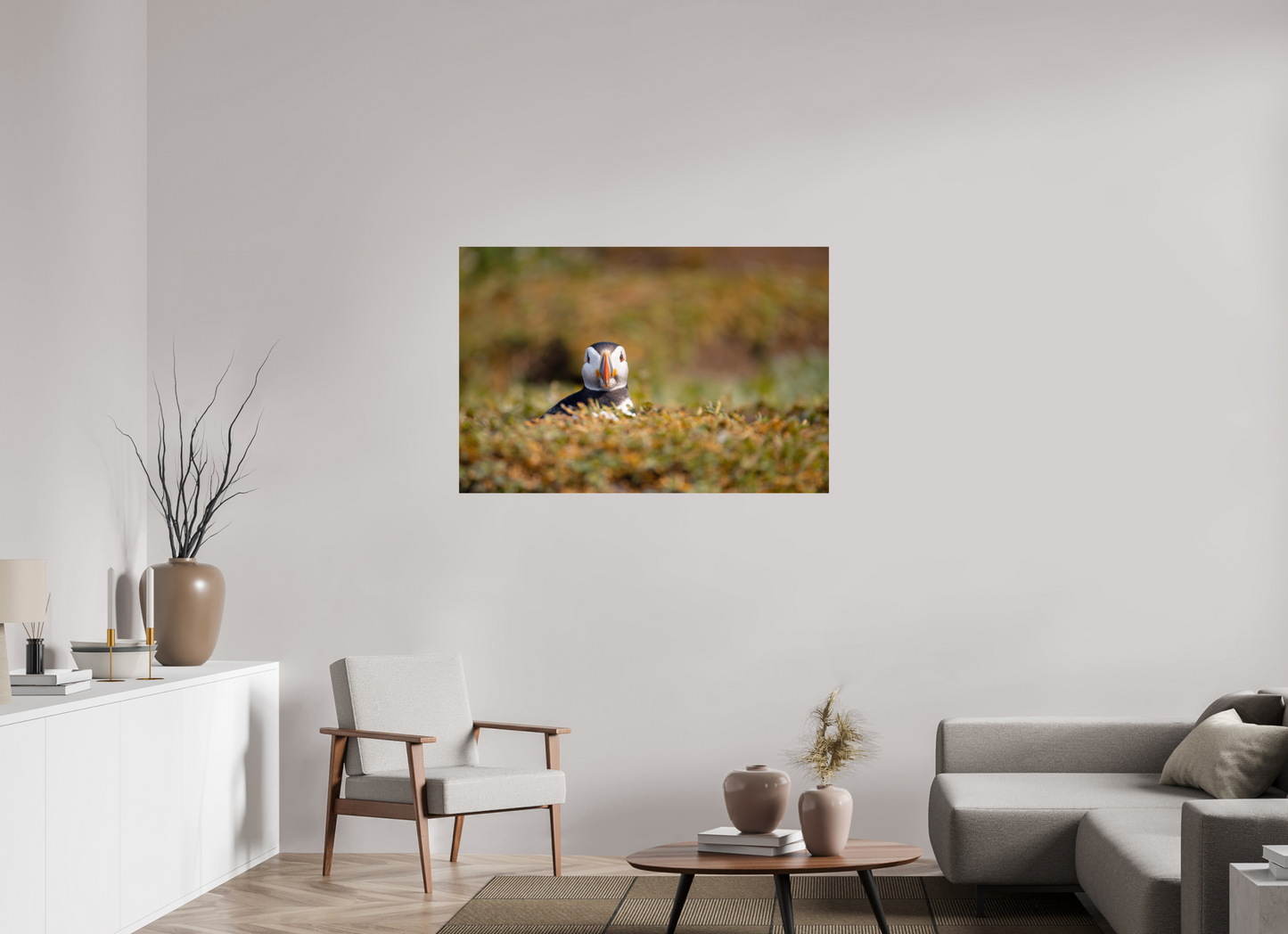 120 x 80 cm, Smooth Glossy puffin5