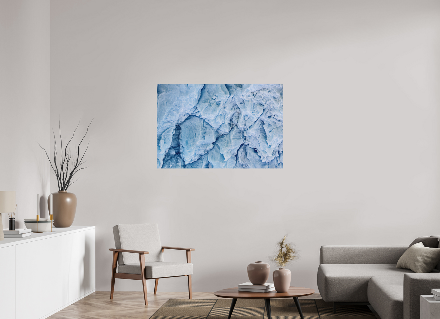 120 x 80 cm, Textured Matte Details