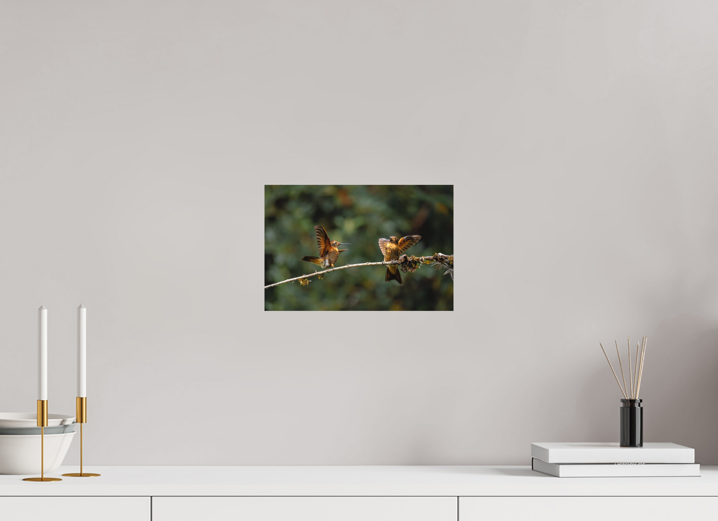 30 x 20 cm, Textured Matte hummingbird9