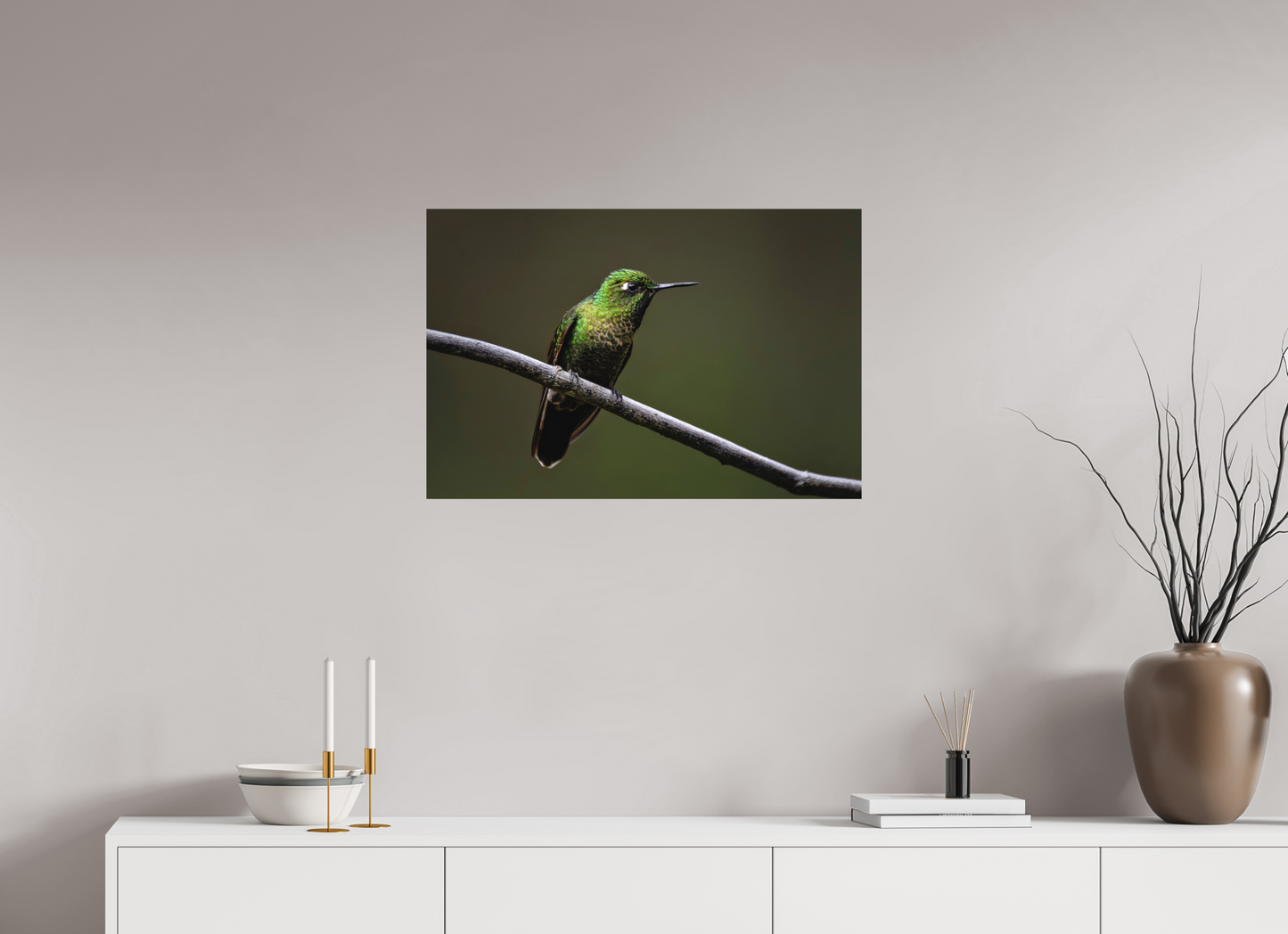 75 x 50 cm, Textured Matte hummingbird6