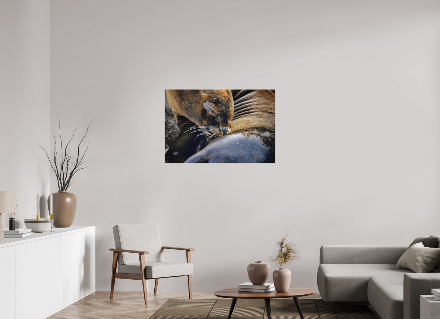 105 x 70 cm, Textured Matte sea lion