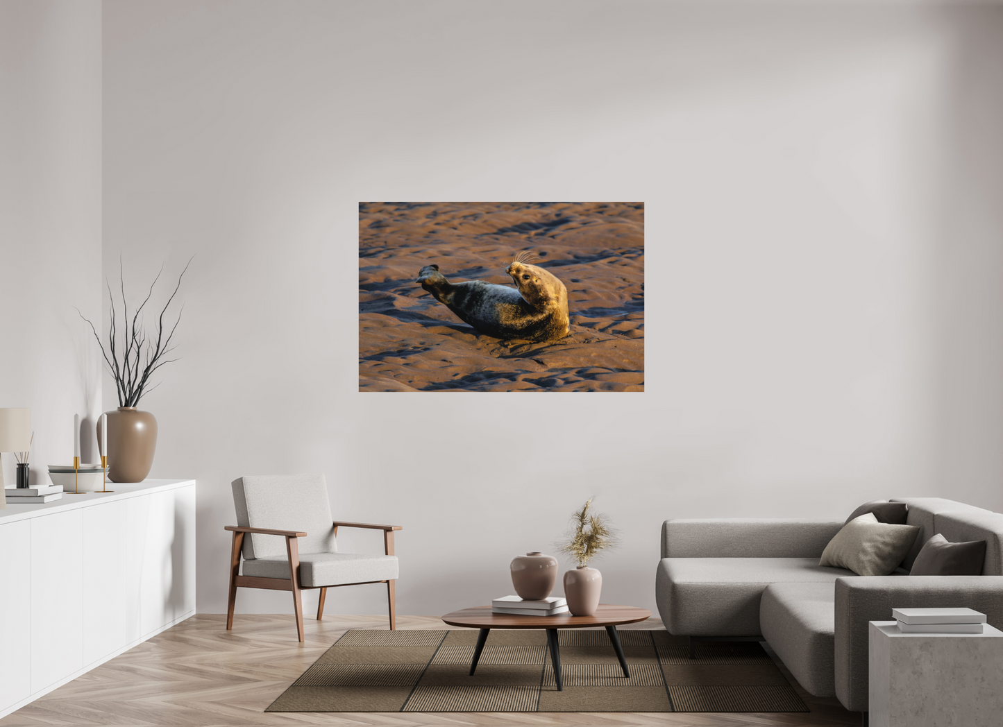 150 x 100 cm, Textured Matte young seal