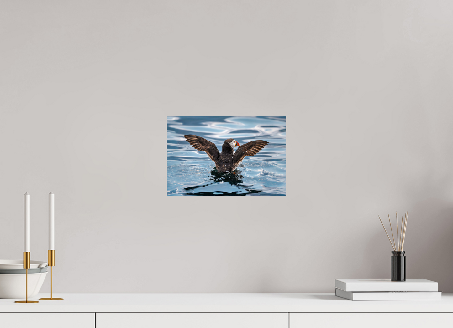 30 x 20 cm, Smooth Glossy puffin4