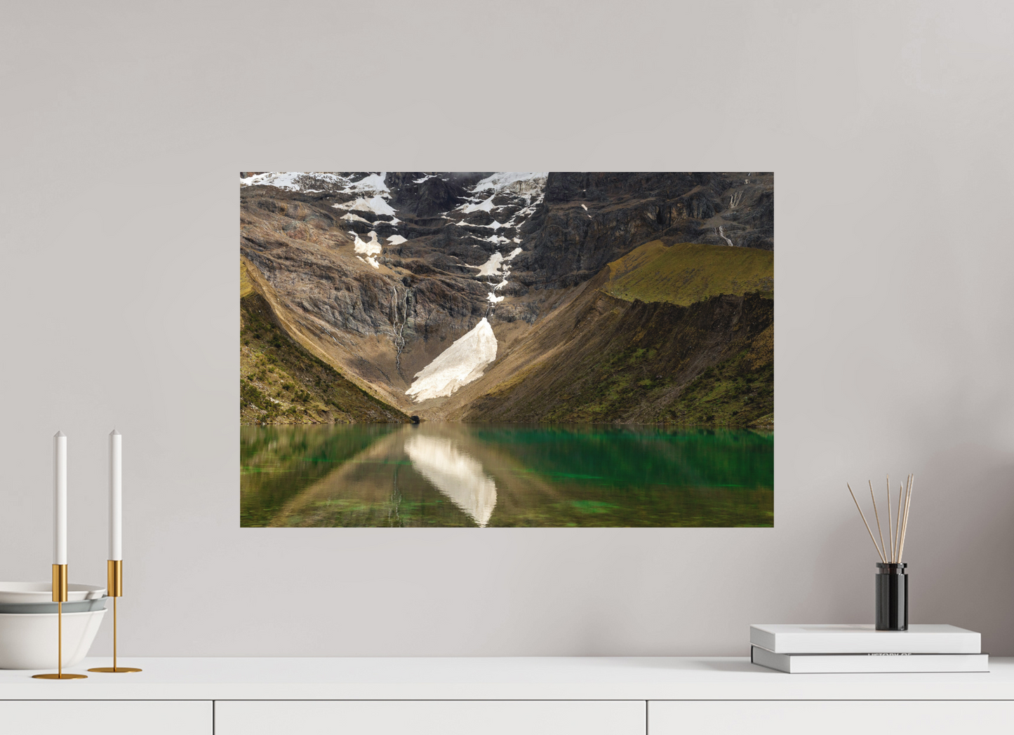 60 x 40 cm, Textured Matte Laguna Humantay