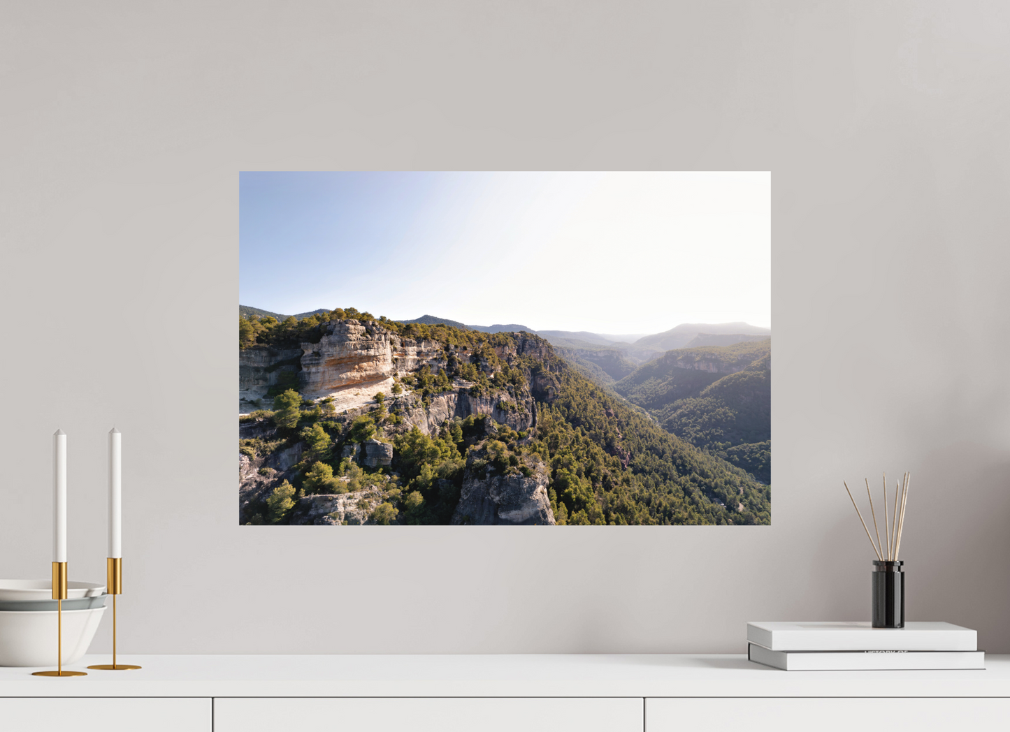 60 x 40 cm, Textured Matte The Mountain Path