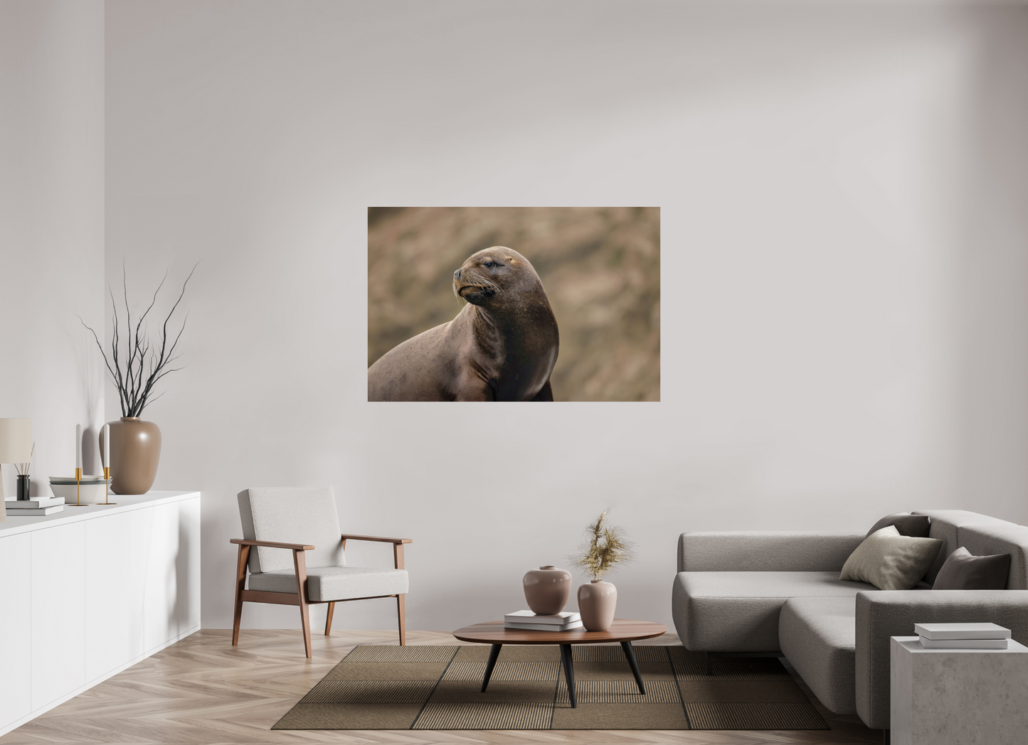 150 x 100 cm, Smooth Glossy sea lion 3