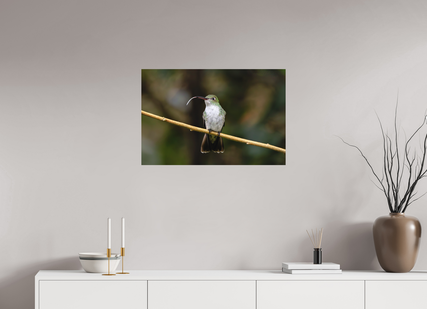 75 x 50 cm, Textured Matte hummingbird12