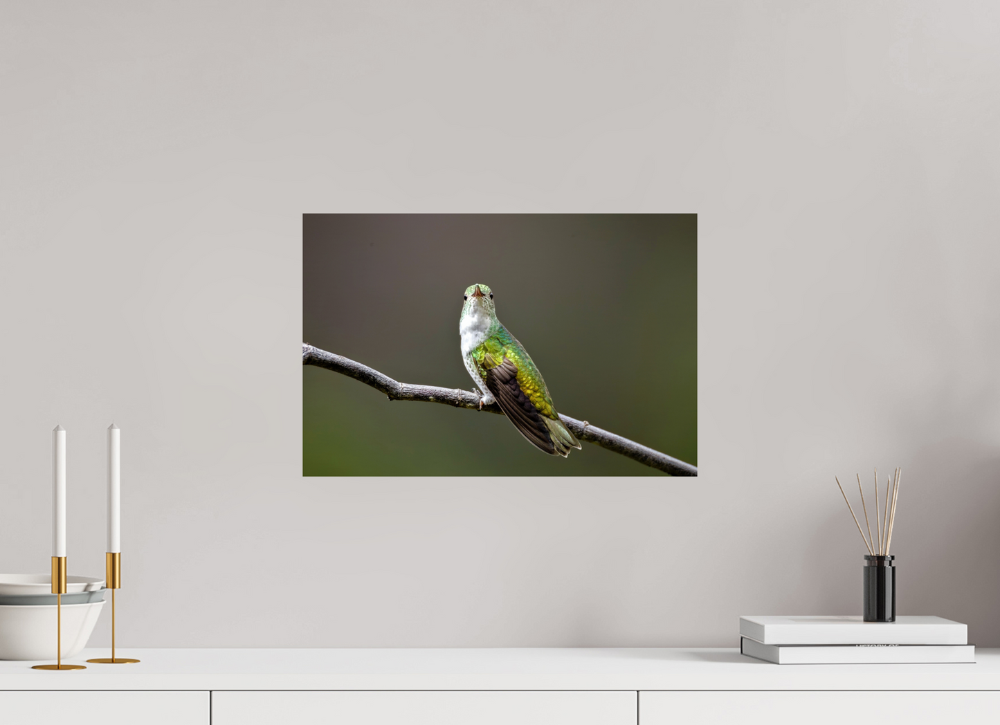 45 x 30 cm, Smooth Glossy hummingbird 4