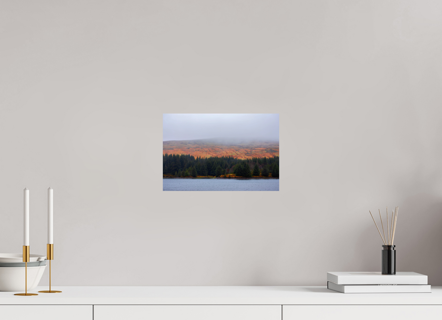 30 x 20 cm, Smooth Glossy Welsh Forest