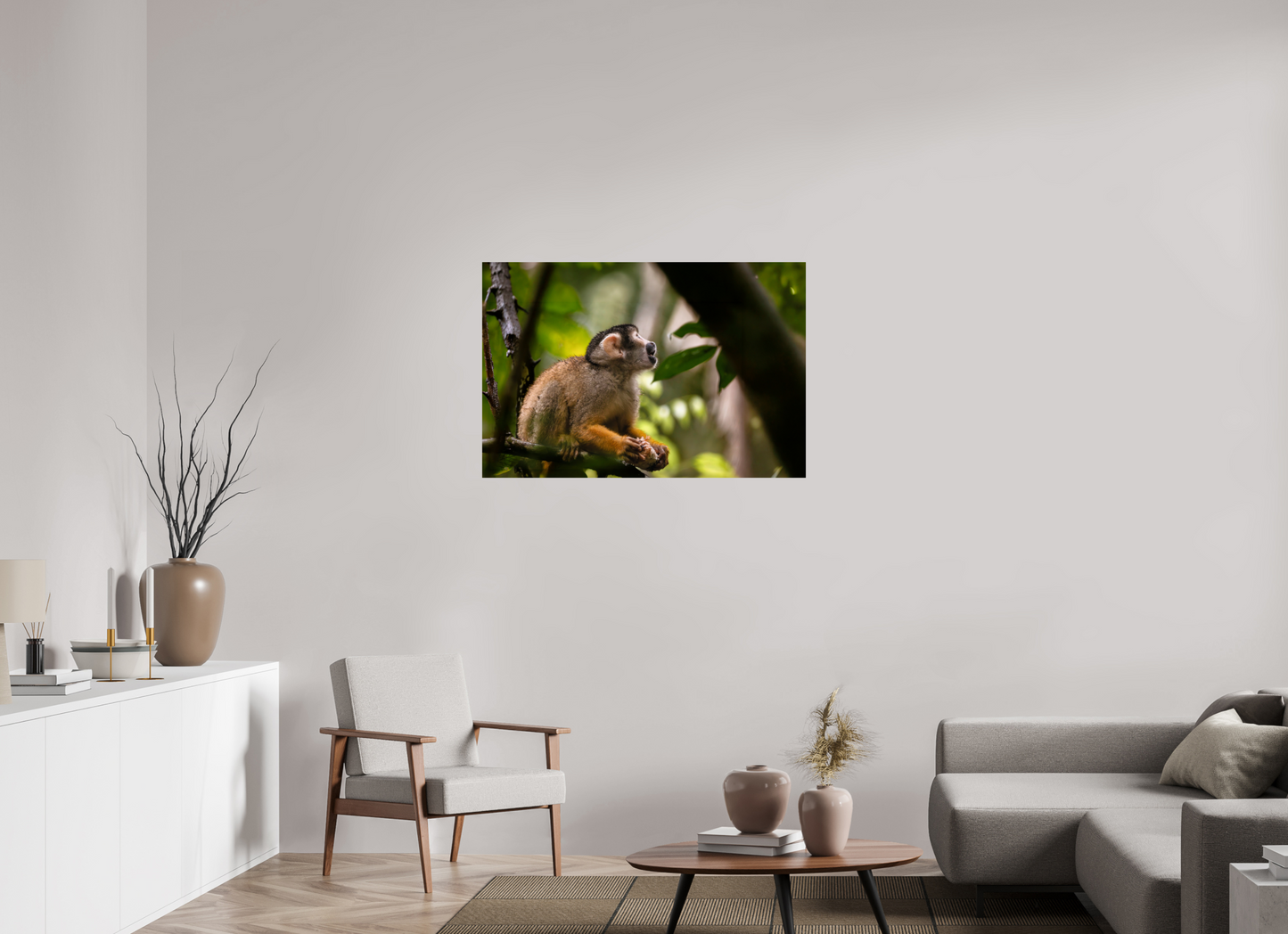 105 x 70 cm, Smooth Glossy Squirrel Monkey