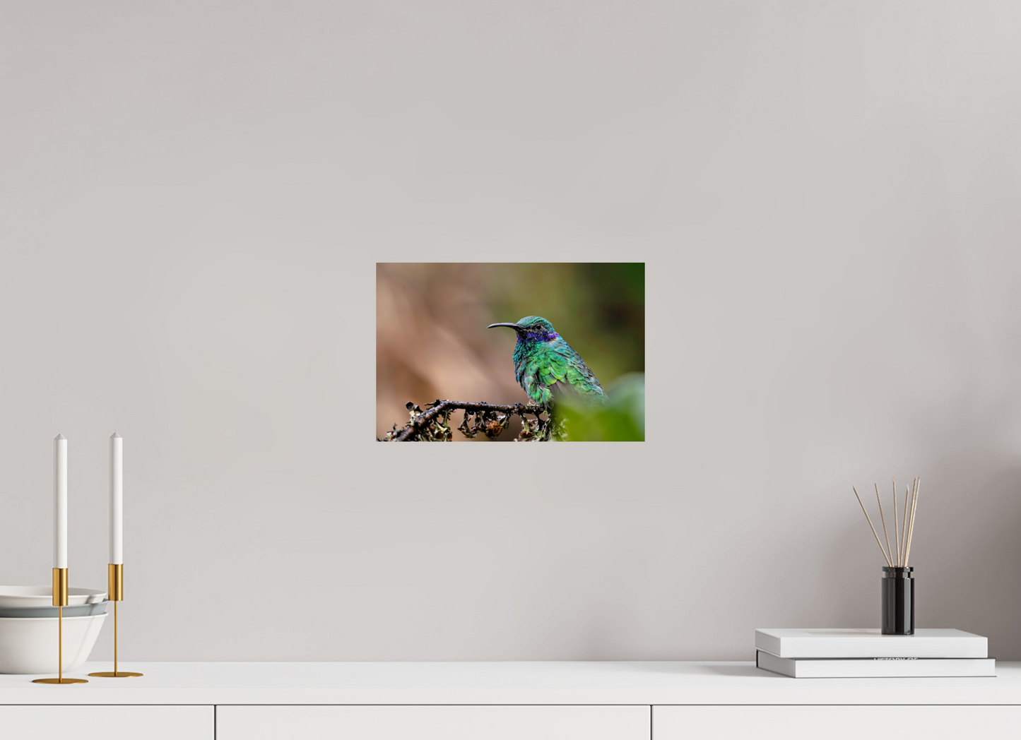 30 x 20 cm, Smooth Glossy hummingbird8