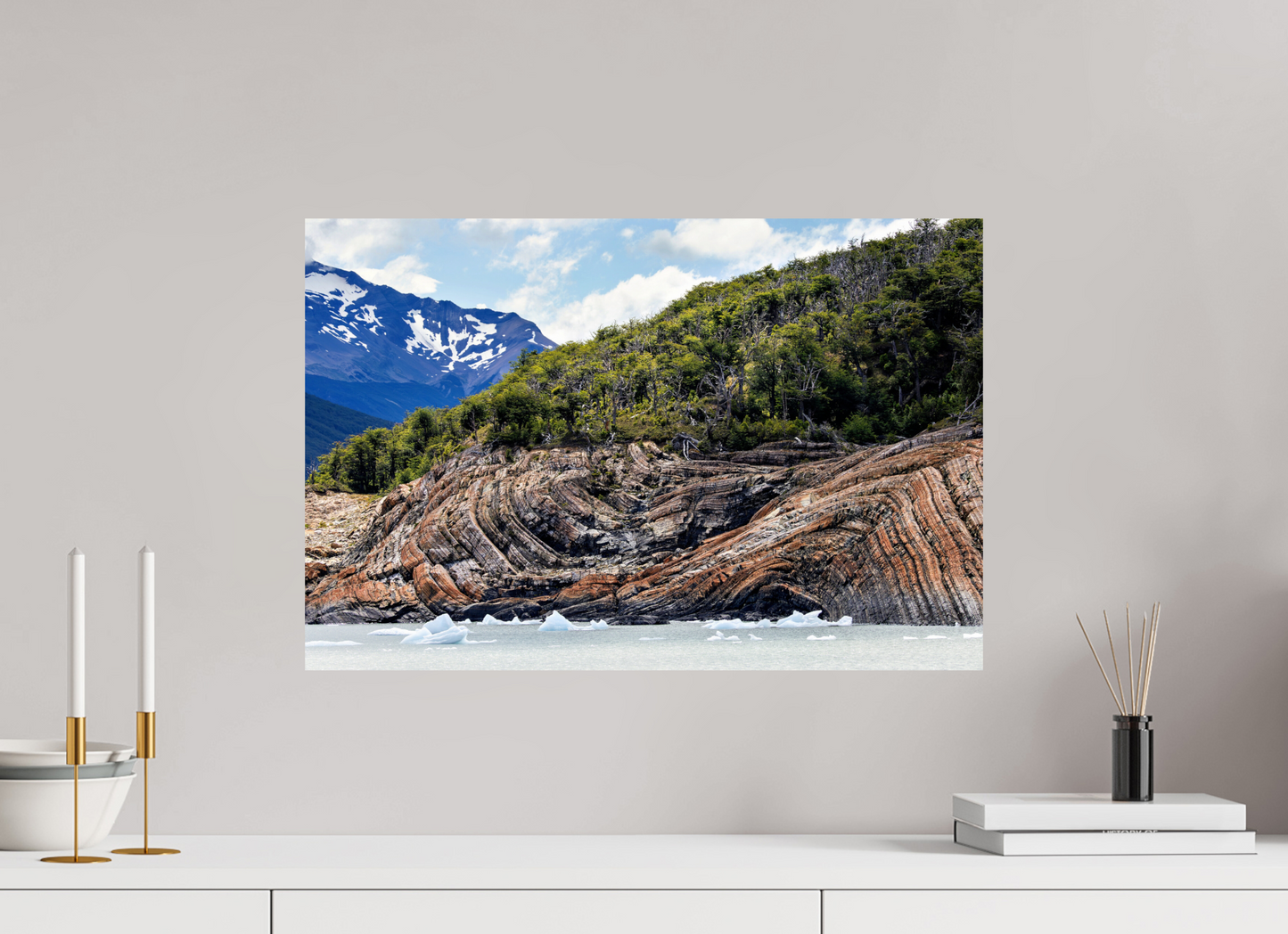 60 x 40 cm, Smooth Glossy Curvy Shore
