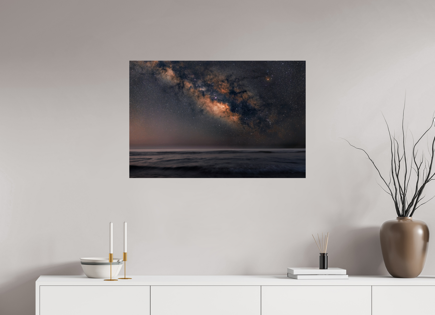 90 x 60 cm, Smooth Glossy The Rising Core