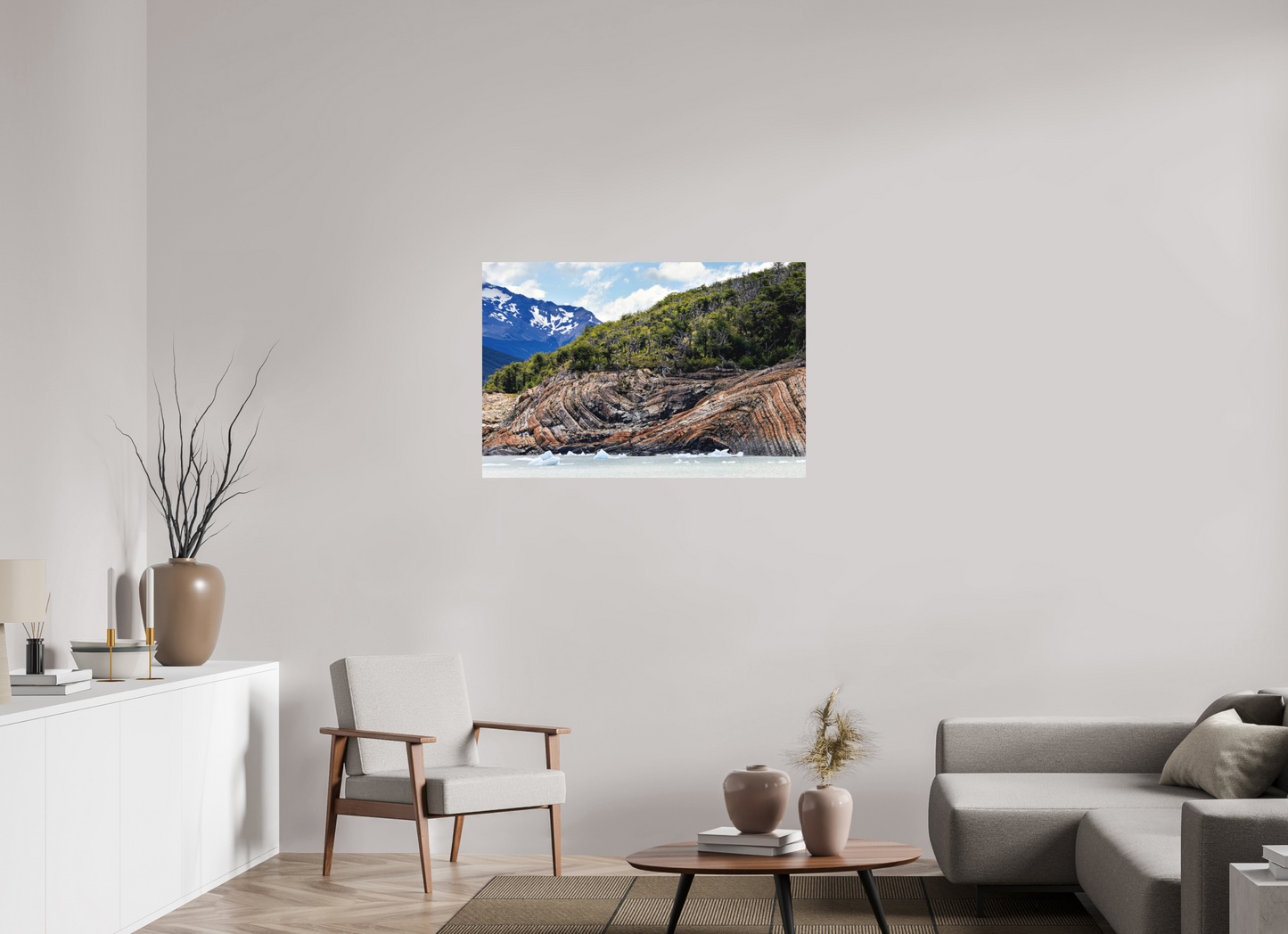105 x 70 cm, Textured Matte Curvy Shore