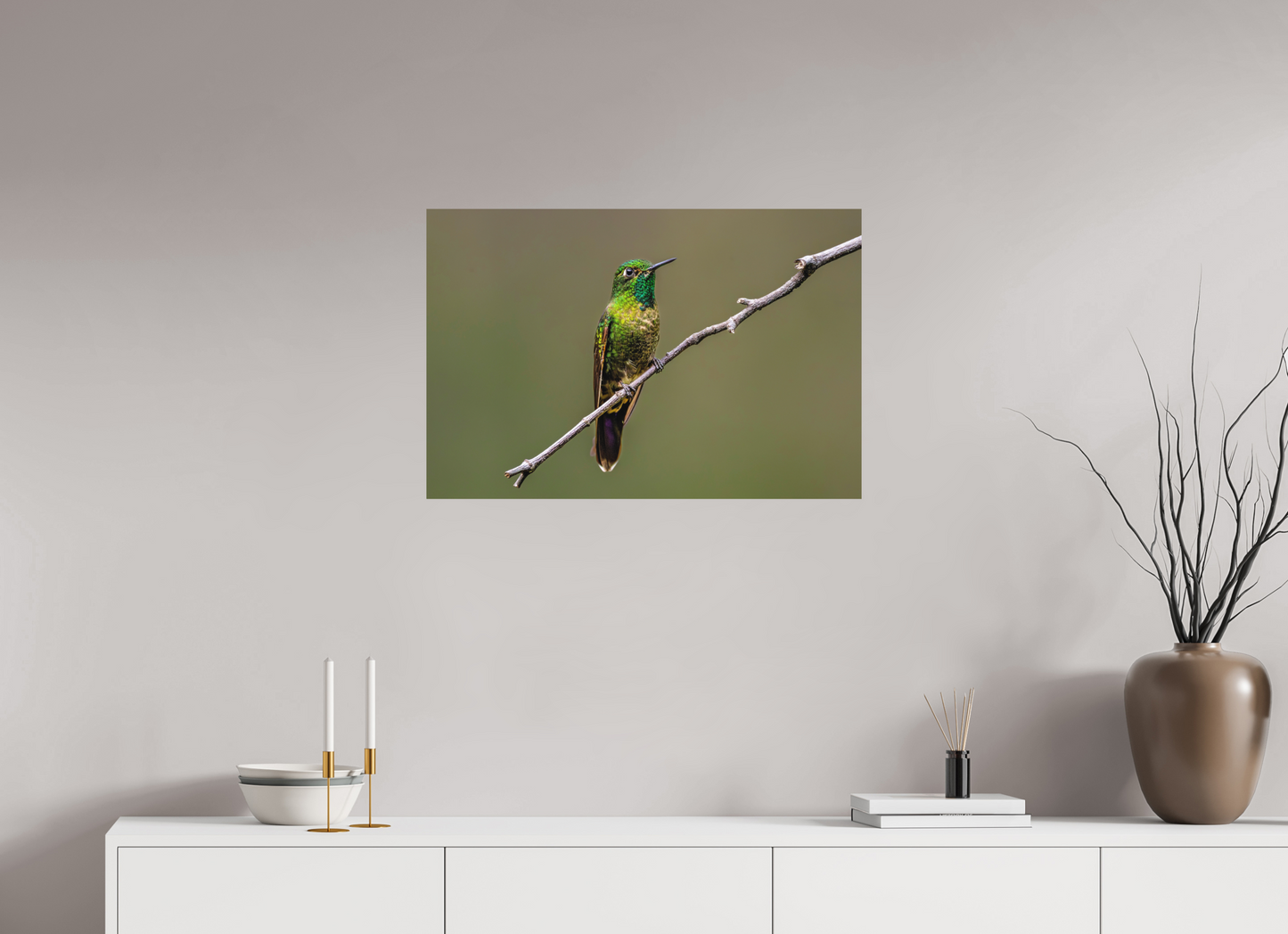 75 x 50 cm, Textured Matte hummingbird5