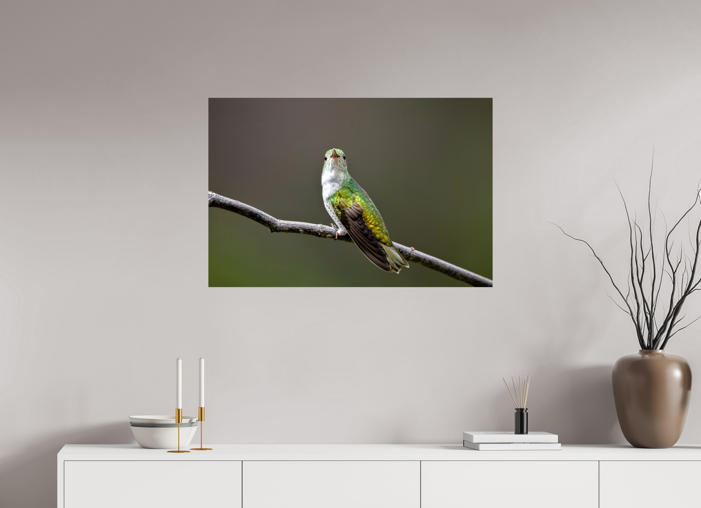 90 x 60 cm, Smooth Glossy hummingbird 4
