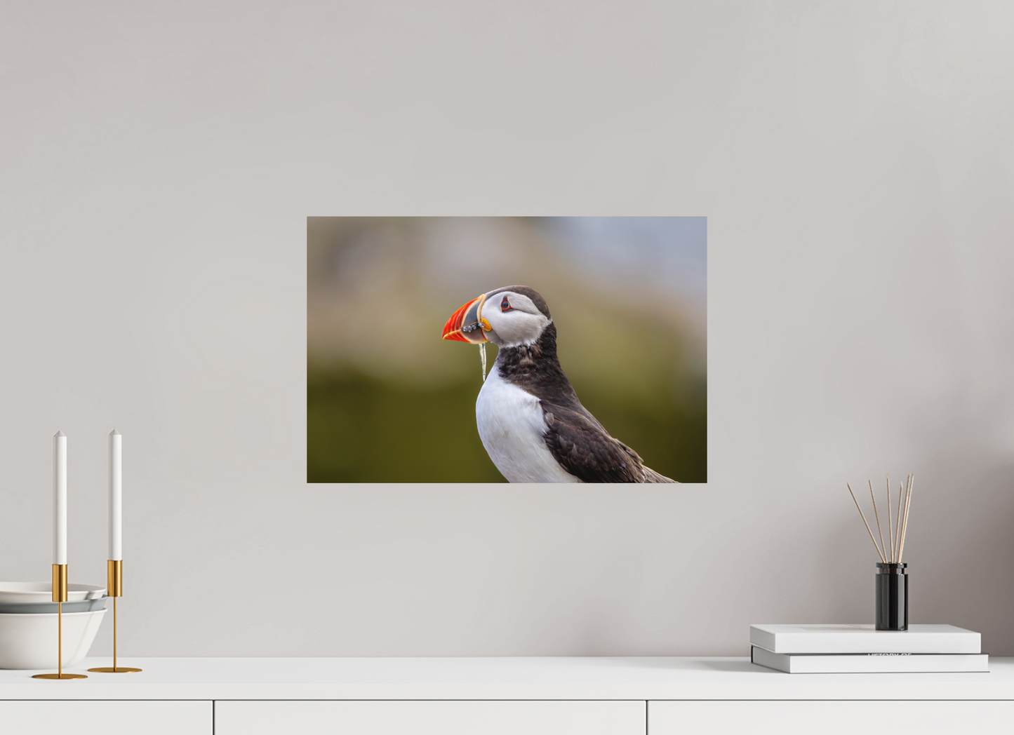45 x 30 cm, Textured Matte puffin8