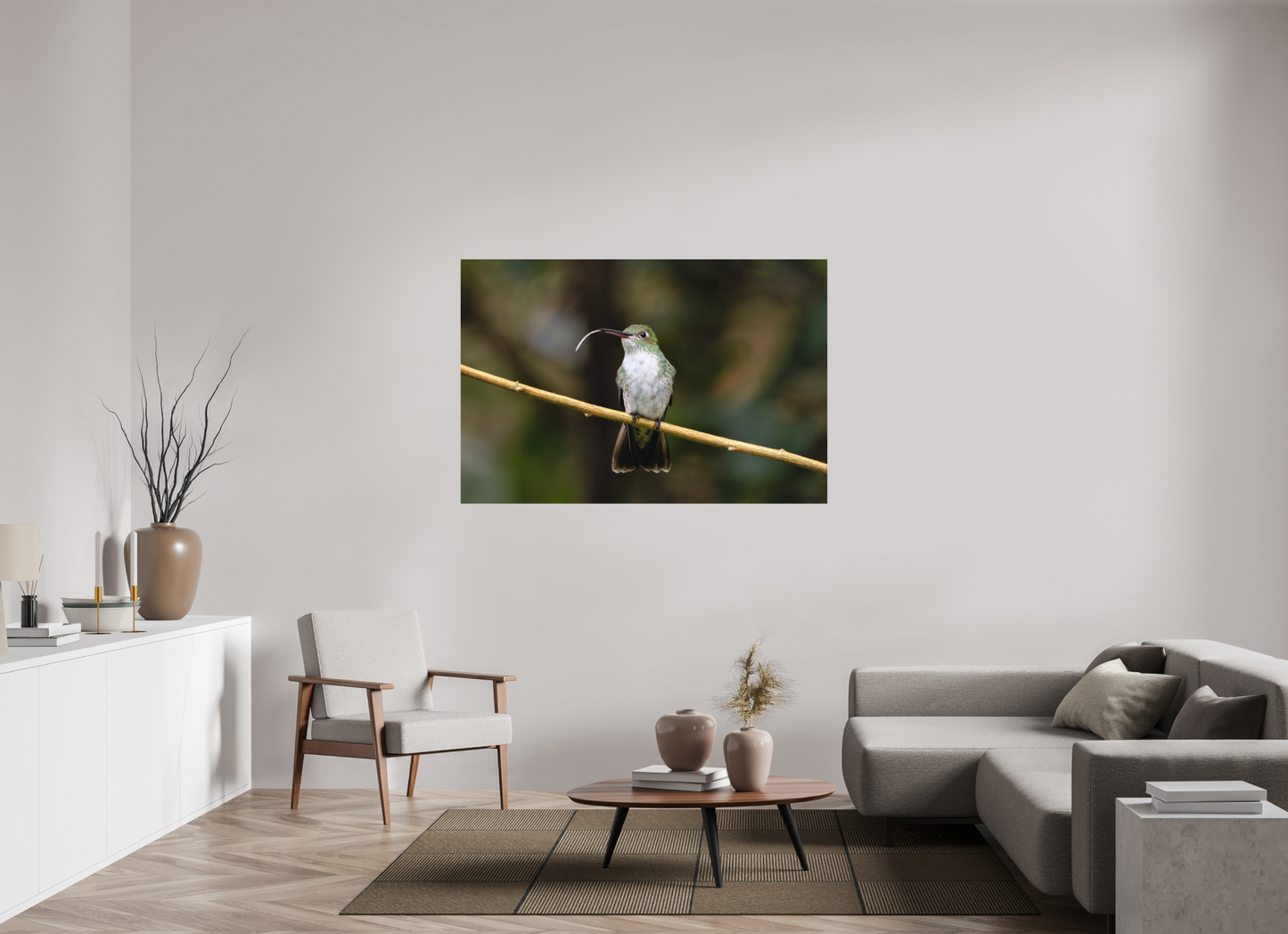 150 x 100 cm, Textured Matte hummingbird12