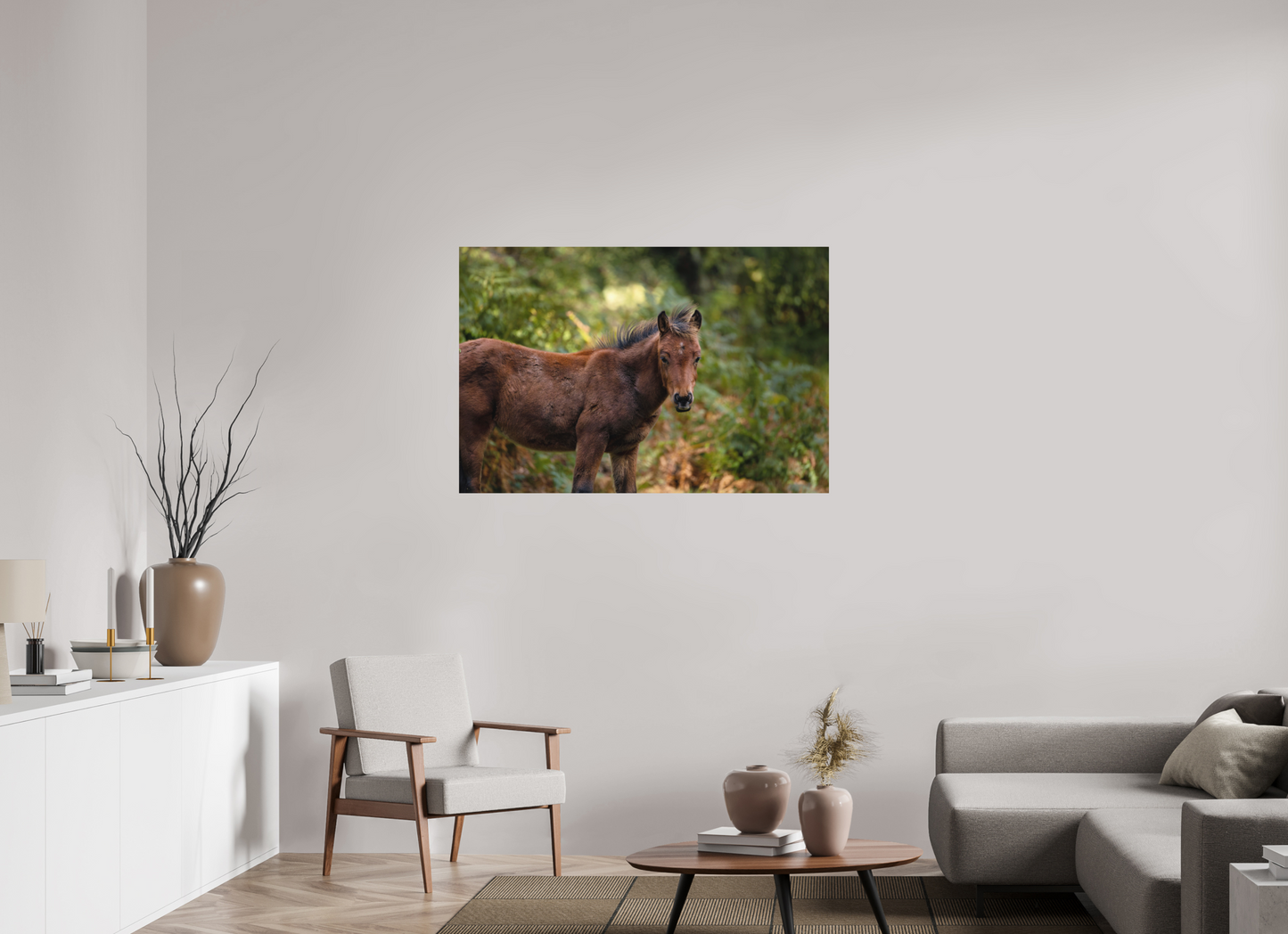 120 x 80 cm, Textured Matte horse