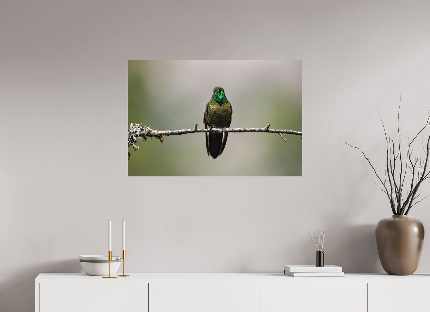 90 x 60 cm, Textured Matte hummingbird9