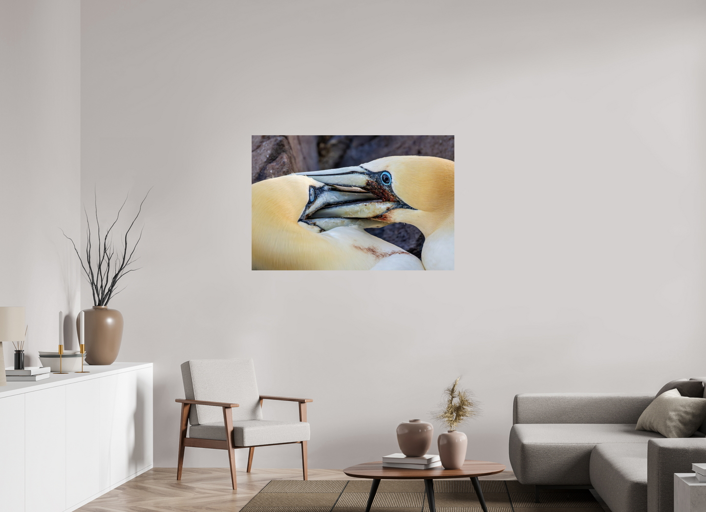 120 x 80 cm, Smooth Glossy Backed Against A Wall