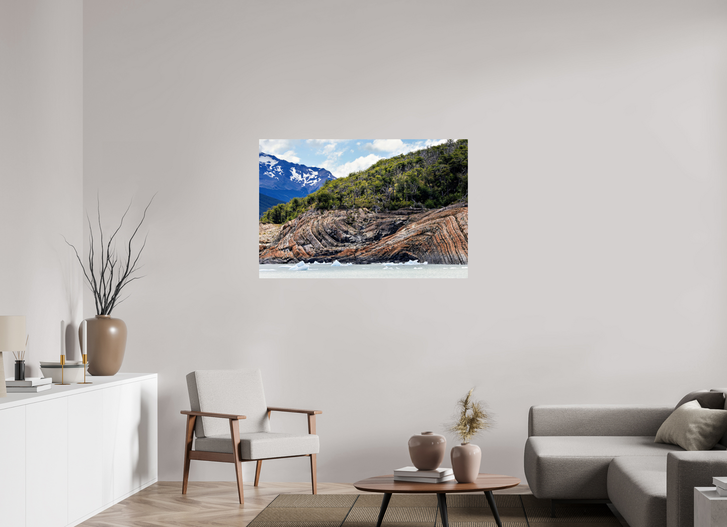 120 x 80 cm, Smooth Glossy Curvy Shore