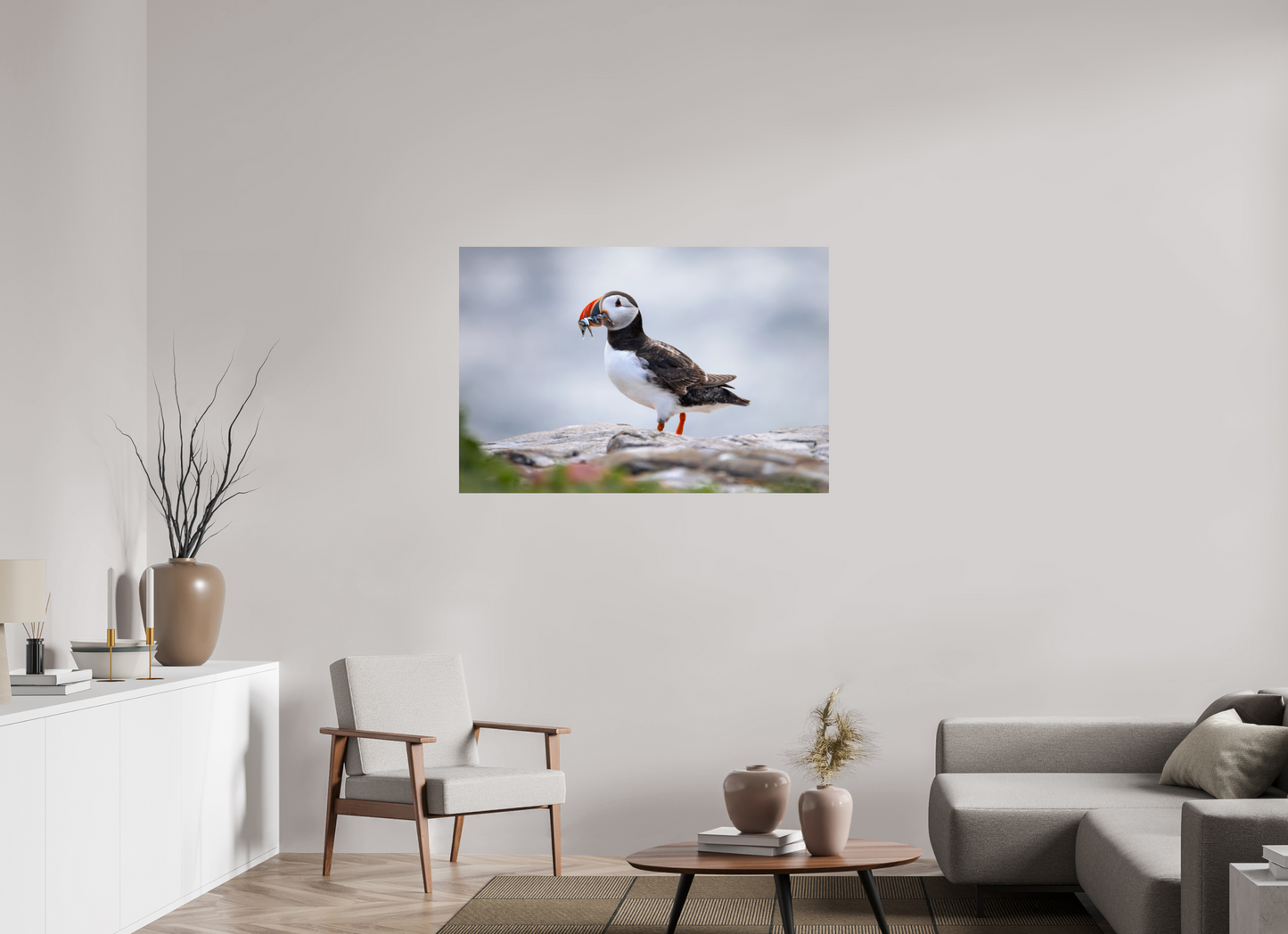 120 x 80 cm, Smooth Glossy puffin7