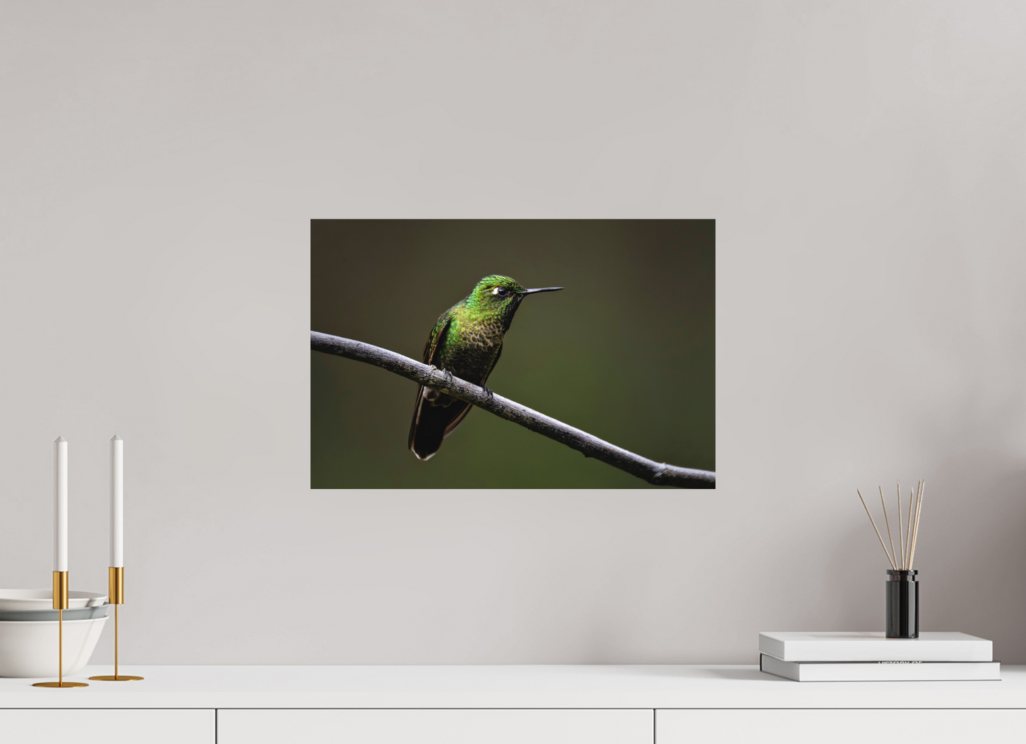 45 x 30 cm, Textured Matte hummingbird6