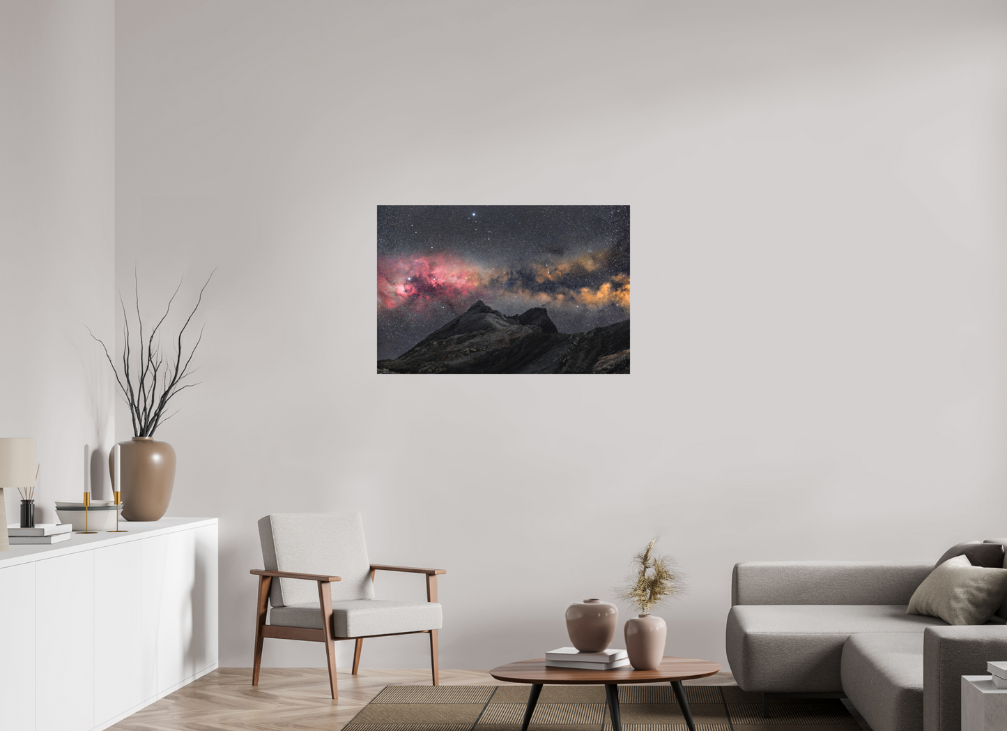 105 x 70 cm, Textured Matte Fire in the sky