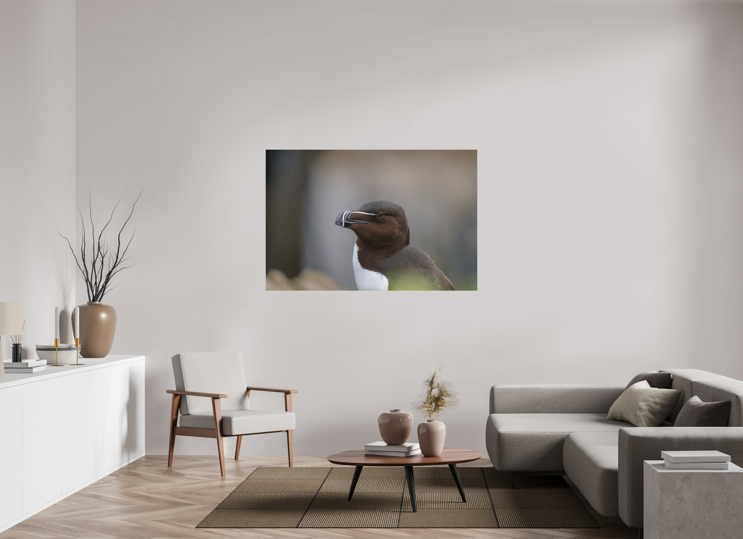 150 x 100 cm, Textured Matte Razorbill