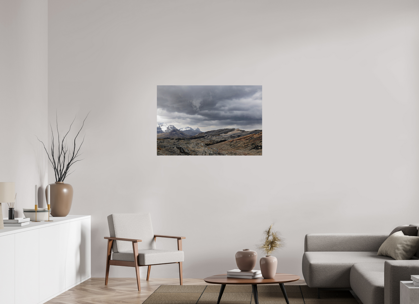 105 x 70 cm, Textured Matte The Peruvian Plateau