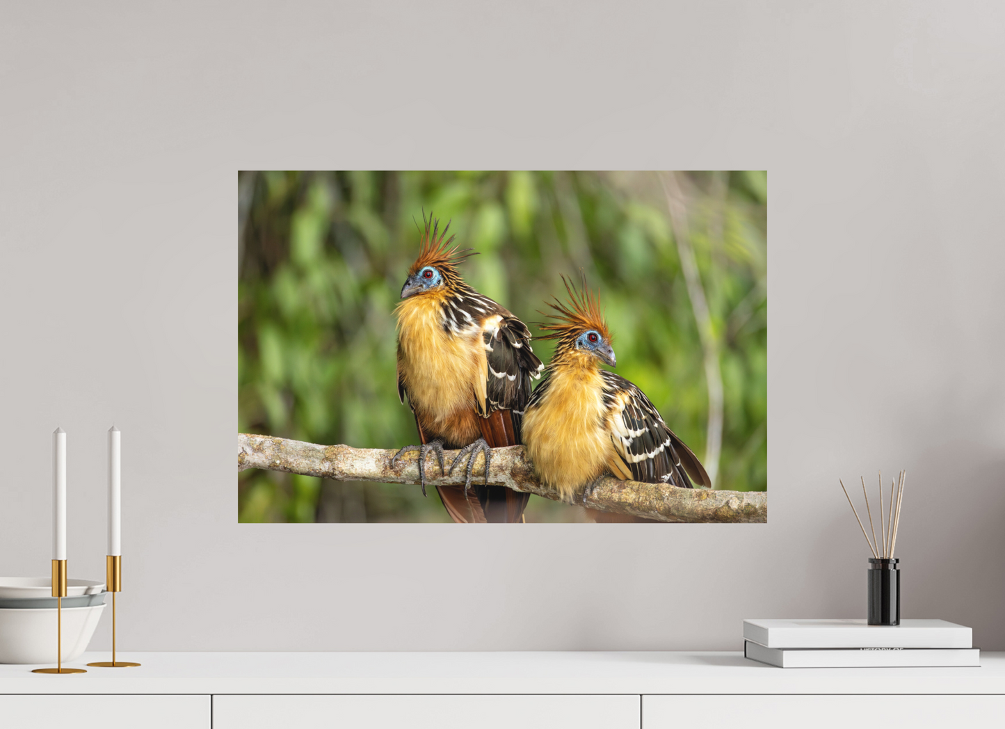 60 x 40 cm, Textured Matte Stinky Birds
