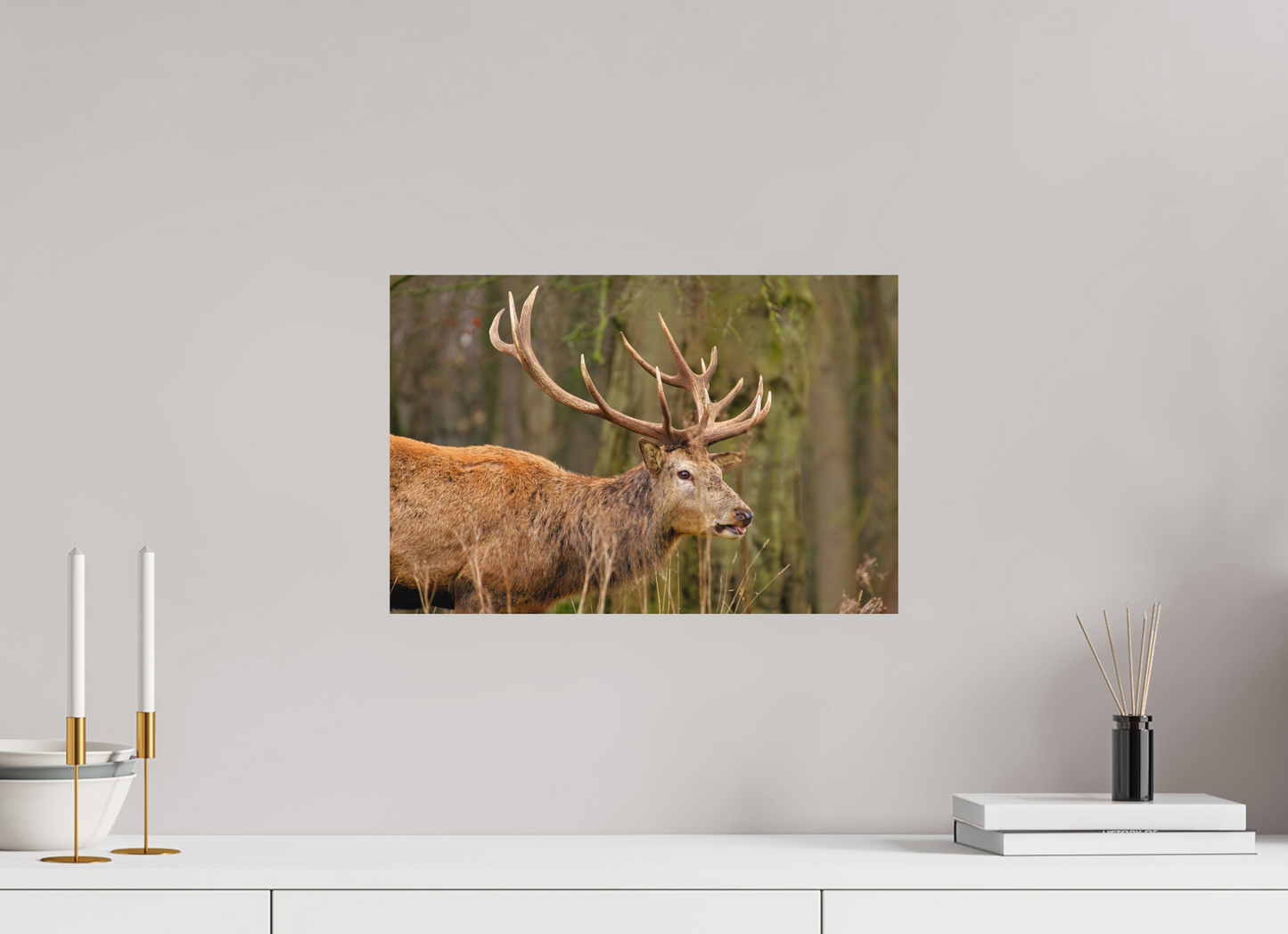 45 x 30 cm, Textured Matte Deer