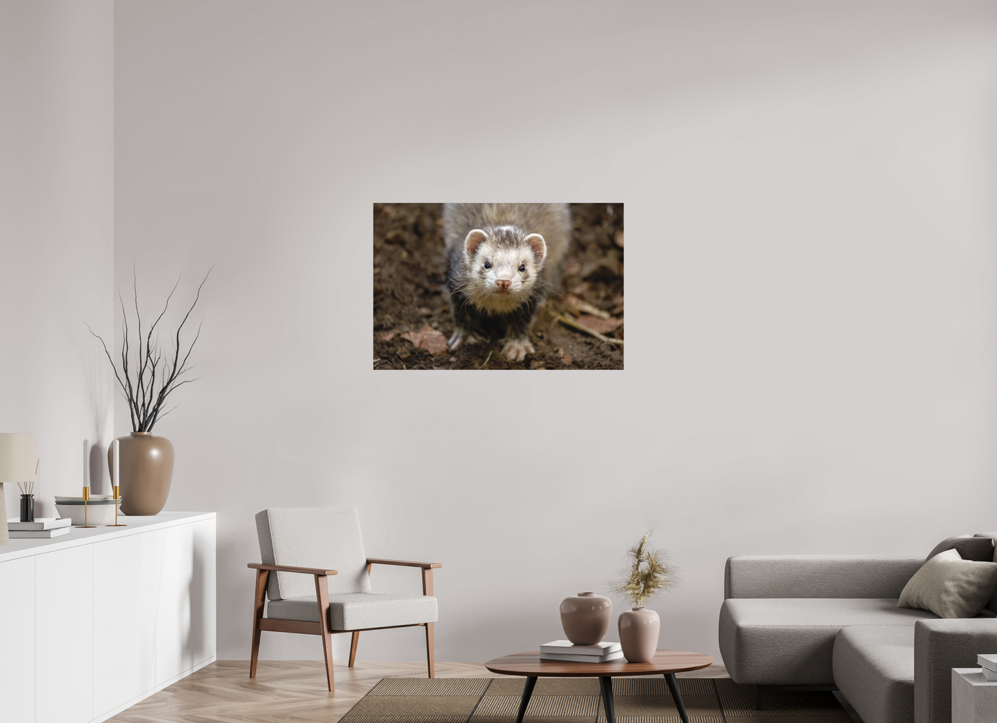 105 x 70 cm, Textured Matte ferret