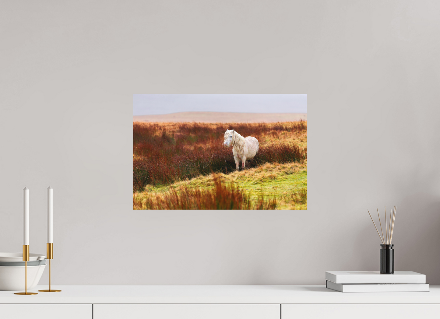 45 x 30 cm, Textured Matte Horse